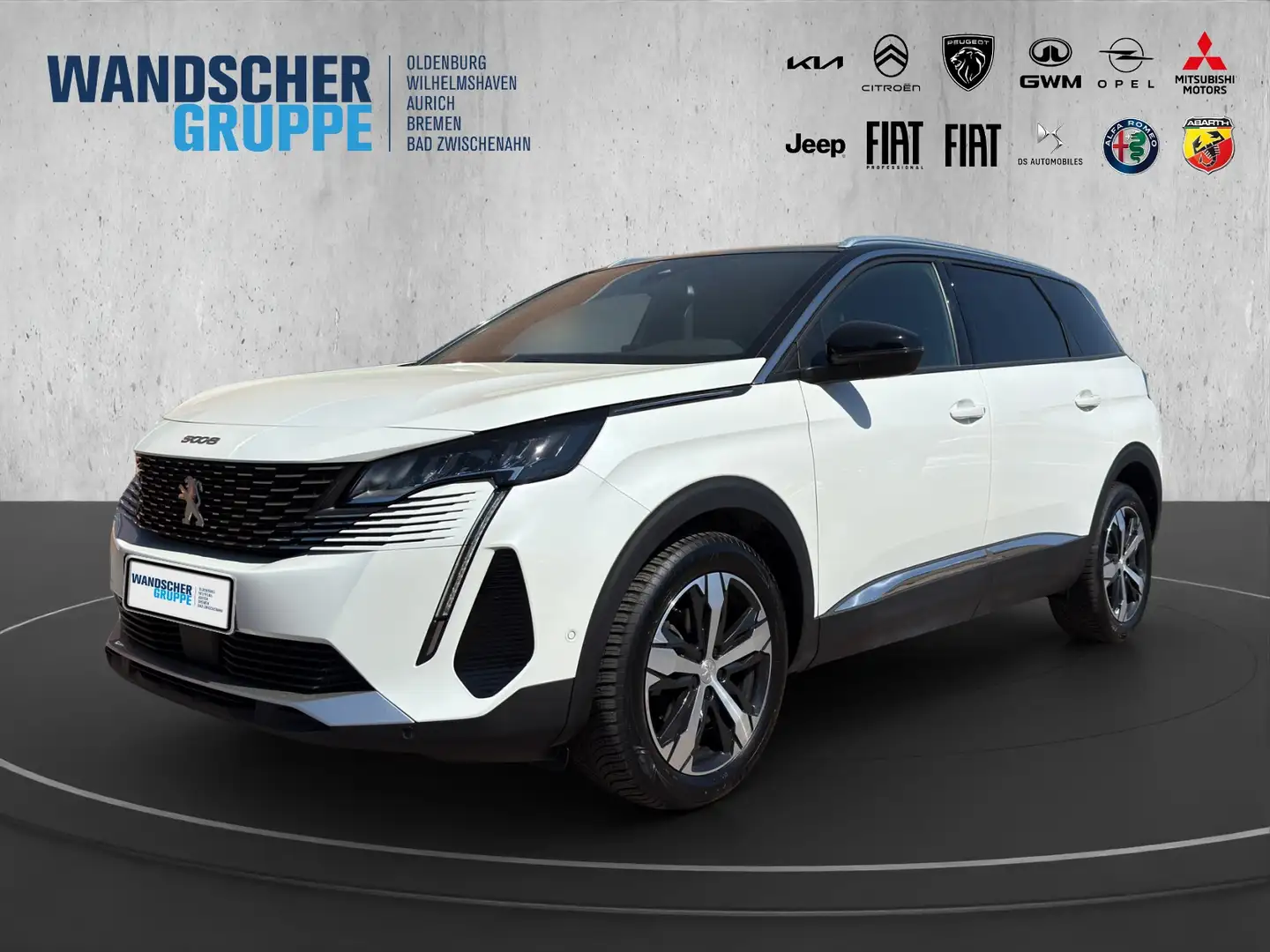 Peugeot 5008 Allure Pack 1.2 PureTech 130 +Navi+Kam.+SHZ Білий - 1