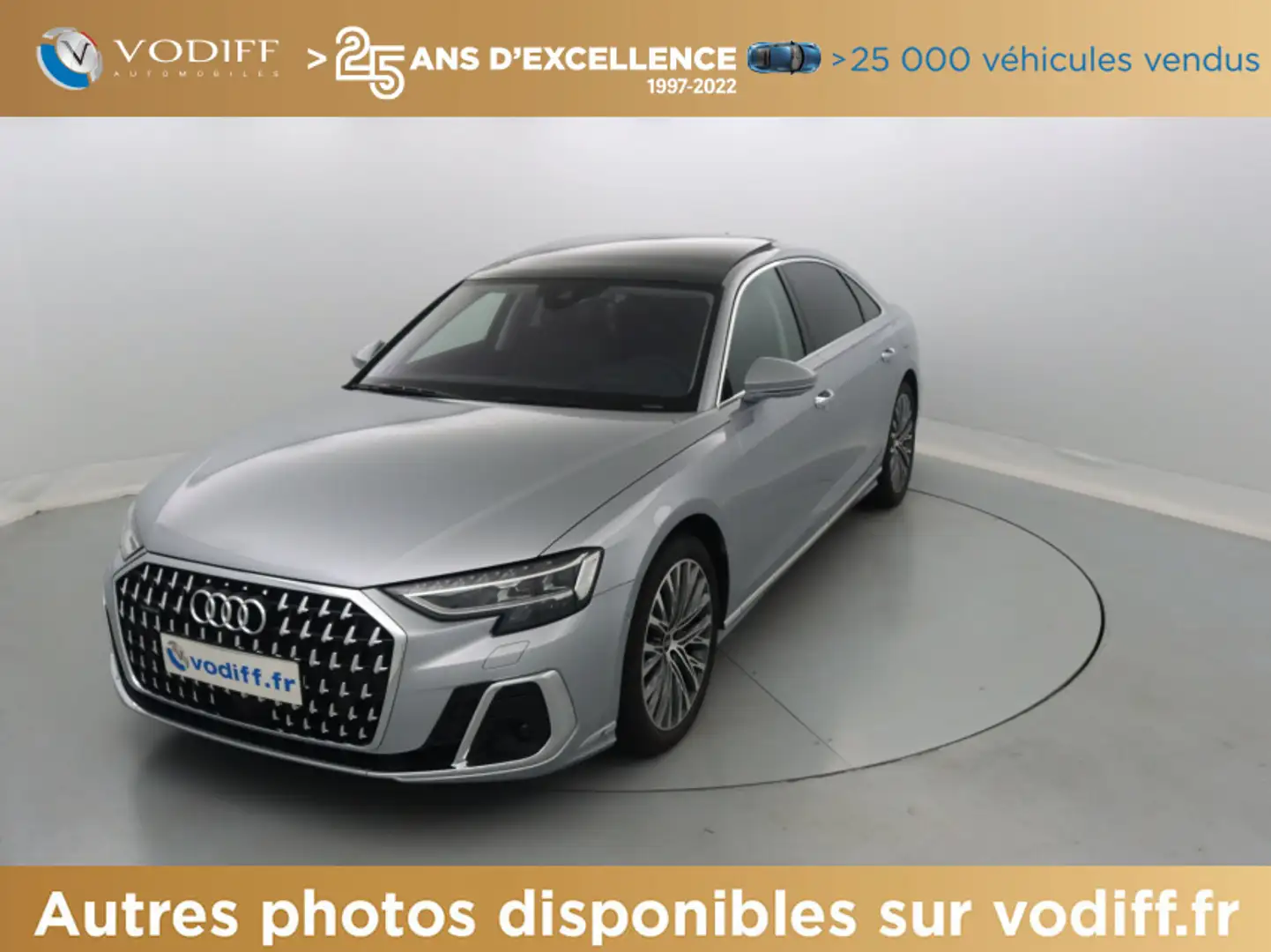 Audi A8 L 60 TFSIe 462 CV QUATTRO TIPTRONIC Argent - 1