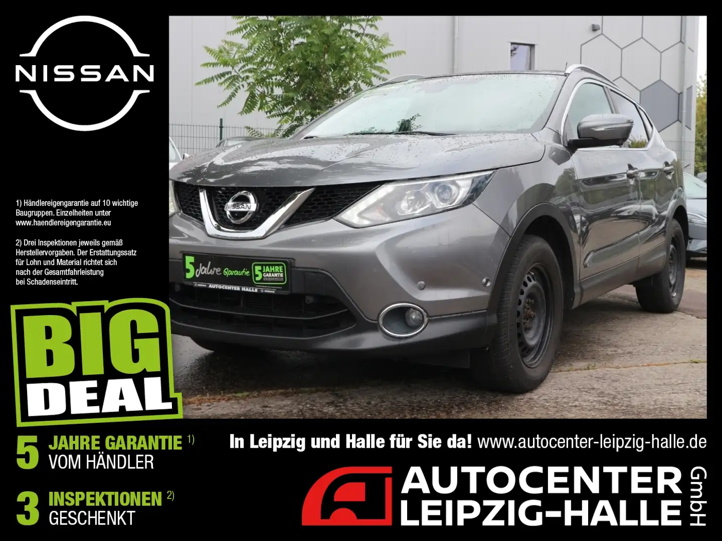 Nissan Qashqai 1.2 DIG-T Tekna 360° Navi LM Panorama Grau - 1