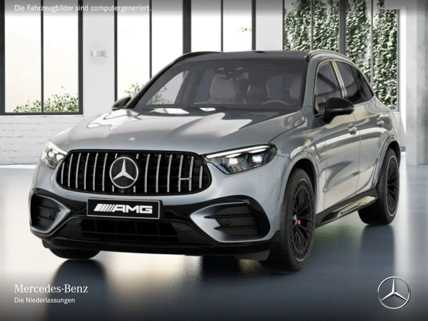 Mercedes-Benz GLC 63 AMG GLC 63 S E NIGHT+DRIVERS+PANO+360+BURMESTER+9G Stříbrná - 2