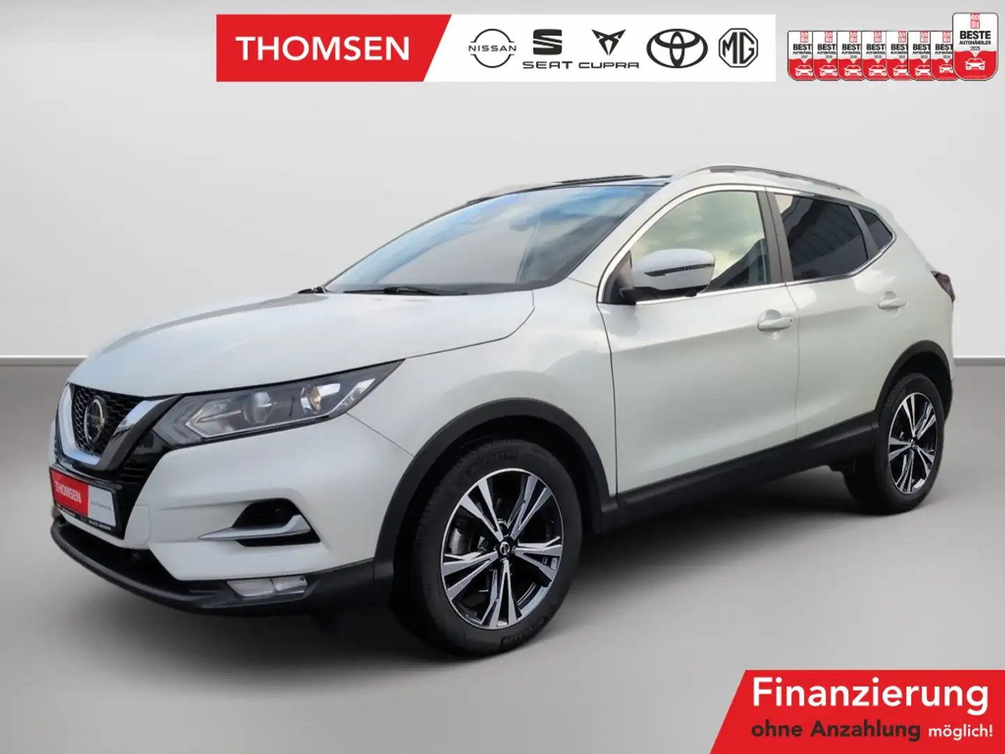 Nissan Qashqai 1.3 DIG-T Zama DSG+AUT+Navi+Pano+SD+360 Wit - 1