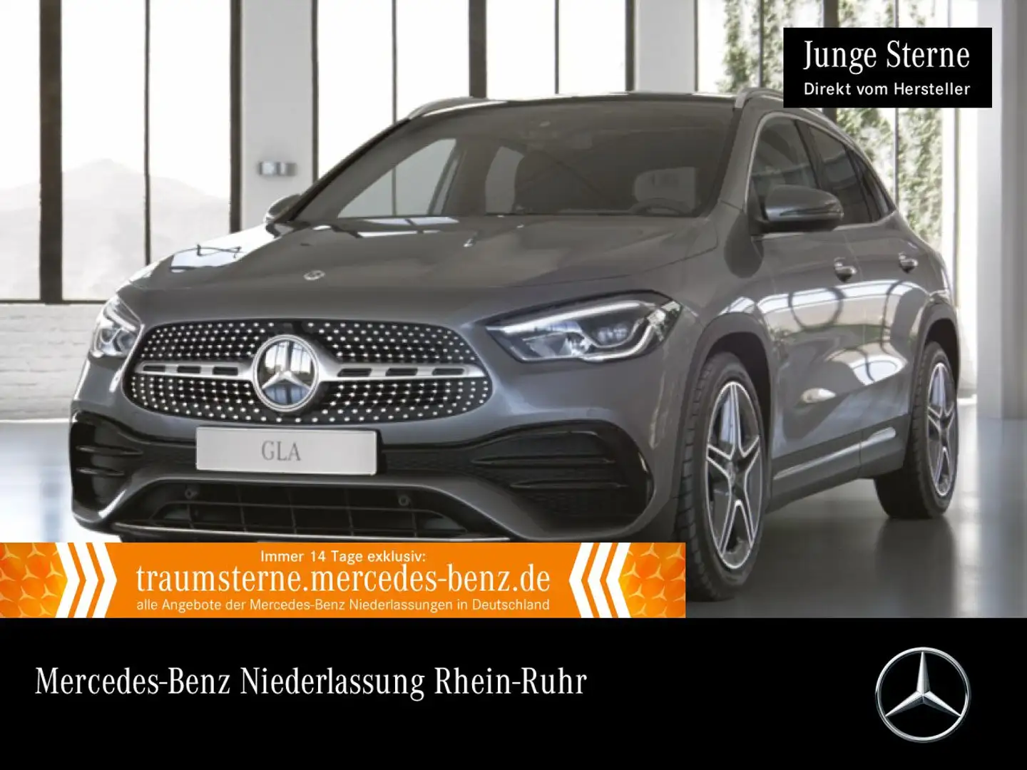 Mercedes-Benz GLA 220 d AMG+PANO+AHK+LED+KEYLESS+8G Grau - 1