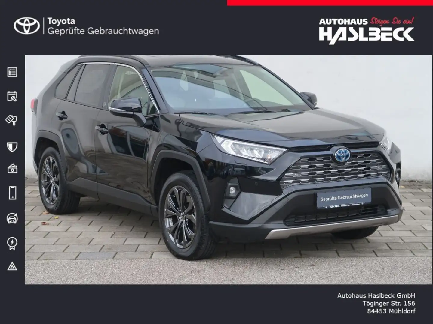 Toyota RAV 4 2.5 4x2 Hybrid Team Deutschland+AHK Negro - 1