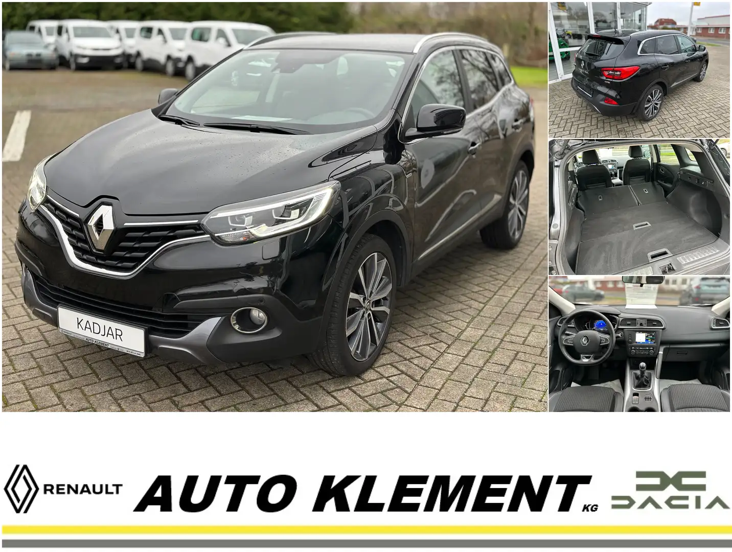 Renault Kadjar Bose Energy dCi 110 Klimaautomatik, Sitzh., LED, P Zwart - 1