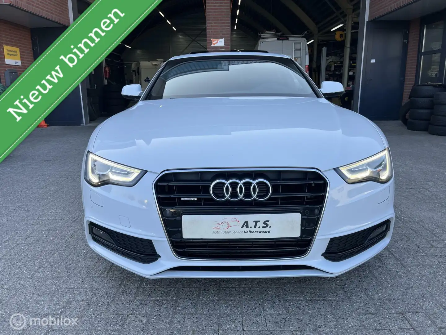 Audi A5 Sportback 2.0 TFSI 211PK quattro S-LINE*SCHUIFDAK* Weiß - 2