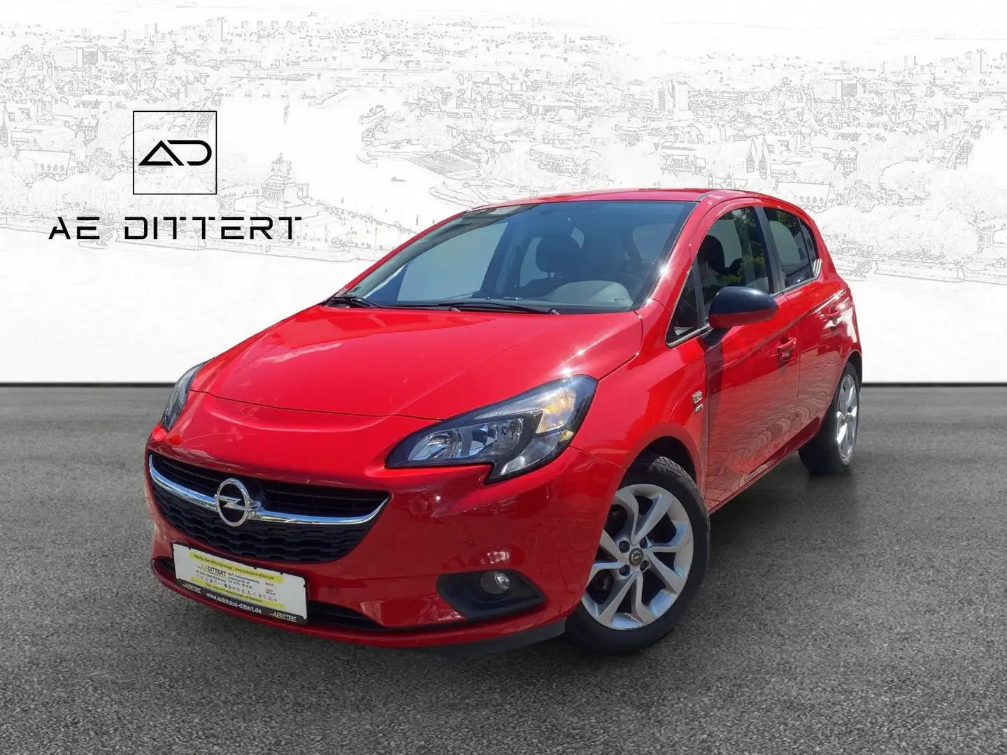 Opel Corsa E Active ++4SEASON+CARPLAY+LHZ+SHZ+PP++ Piros - 1