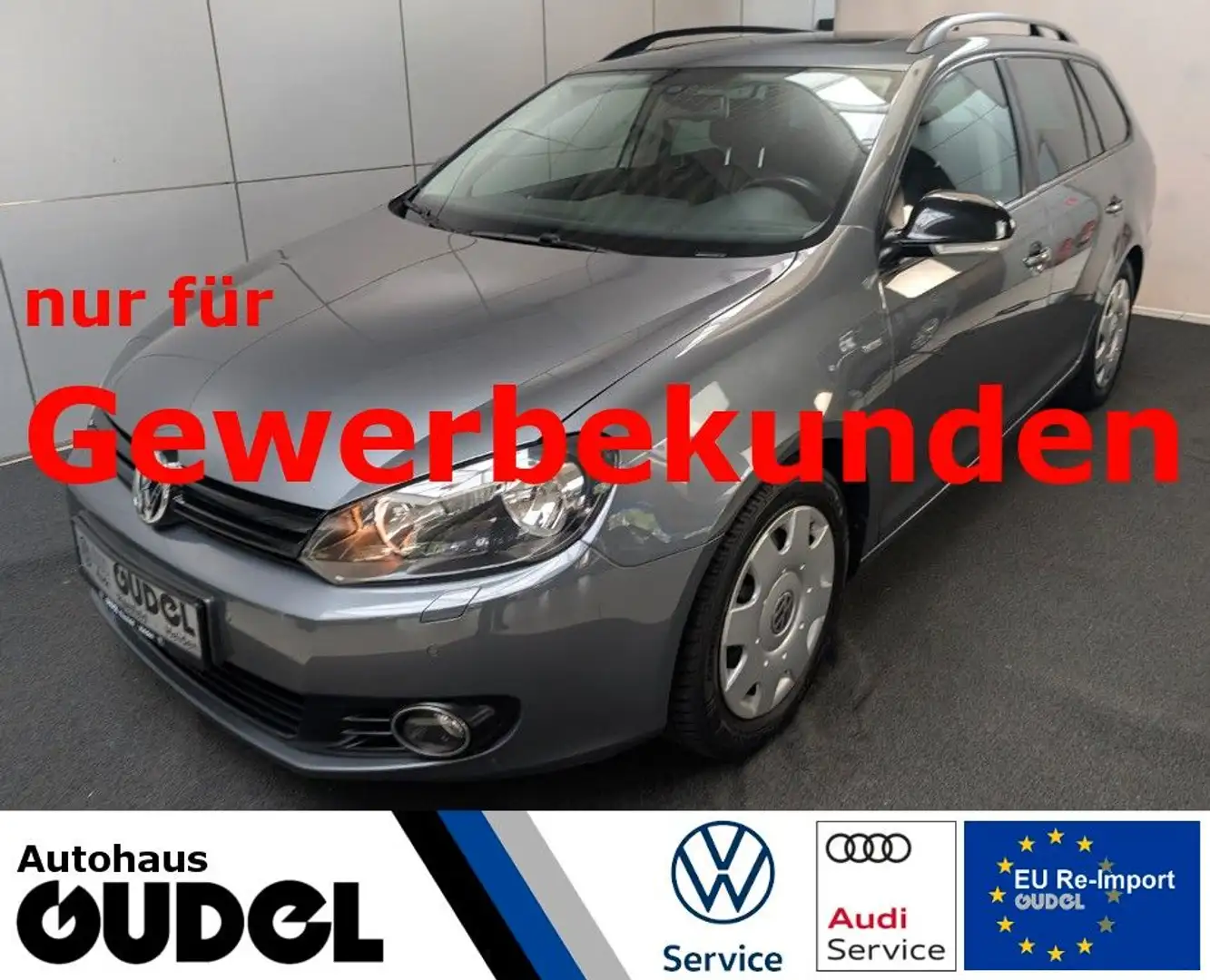 Volkswagen Golf VI 1.6 TDI Variant AHK VK nur an Gewerbe! Grau - 1