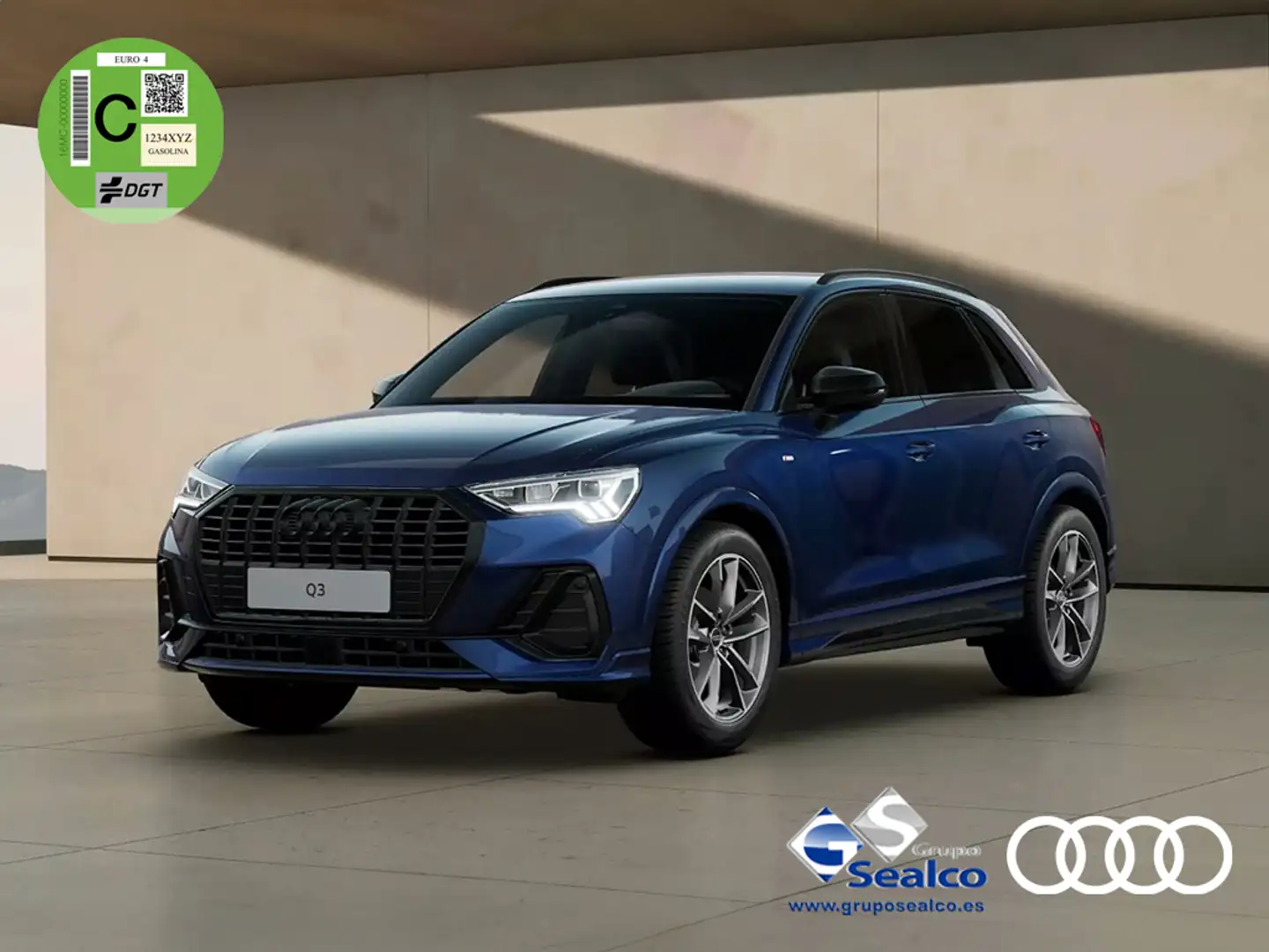 Audi Q3 35 TDI Black line S tronic 110kW Azul - 1