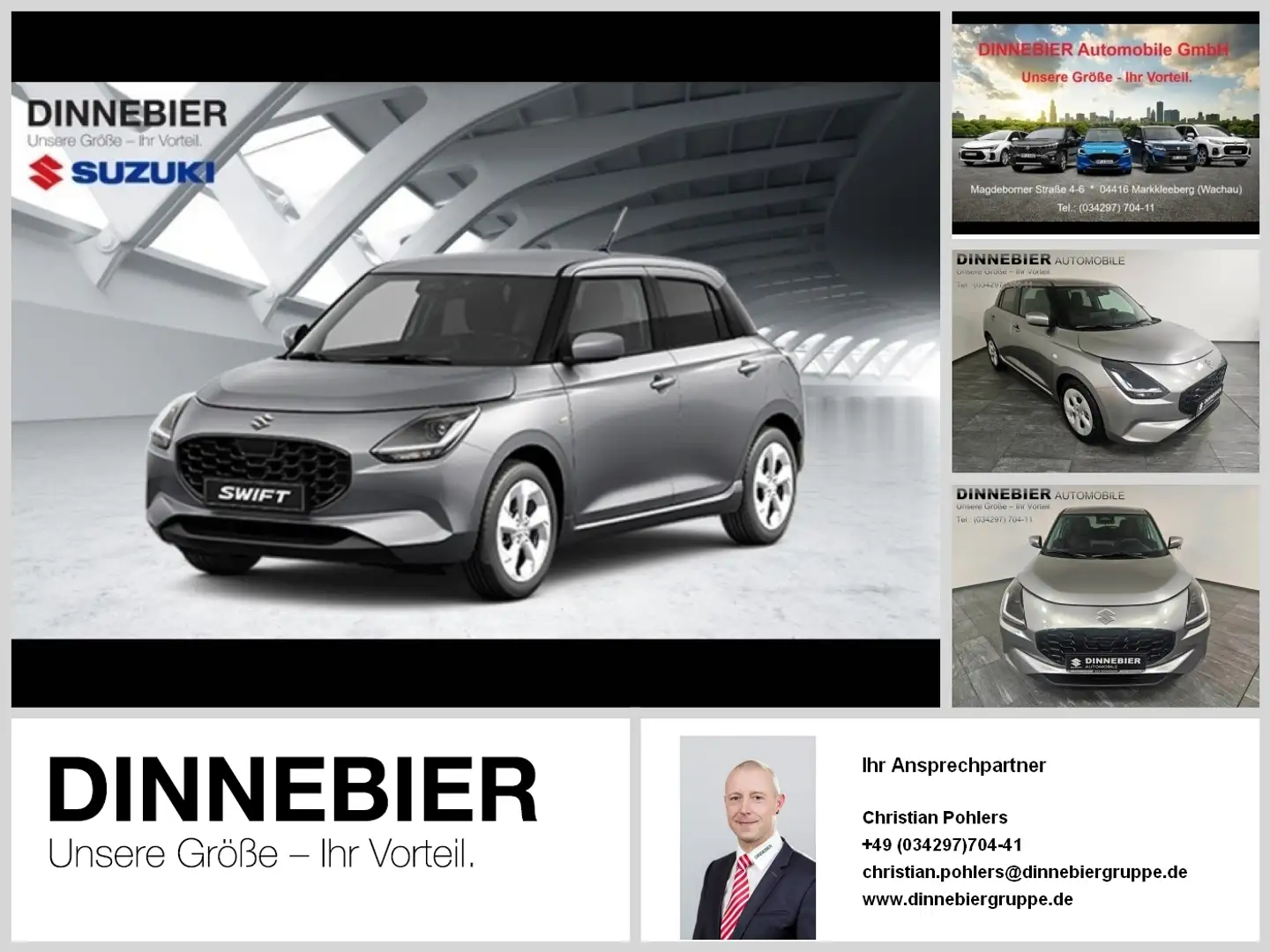 Suzuki Swift Comfort (MT)    *6 Jahre Garantie* Silber - 1