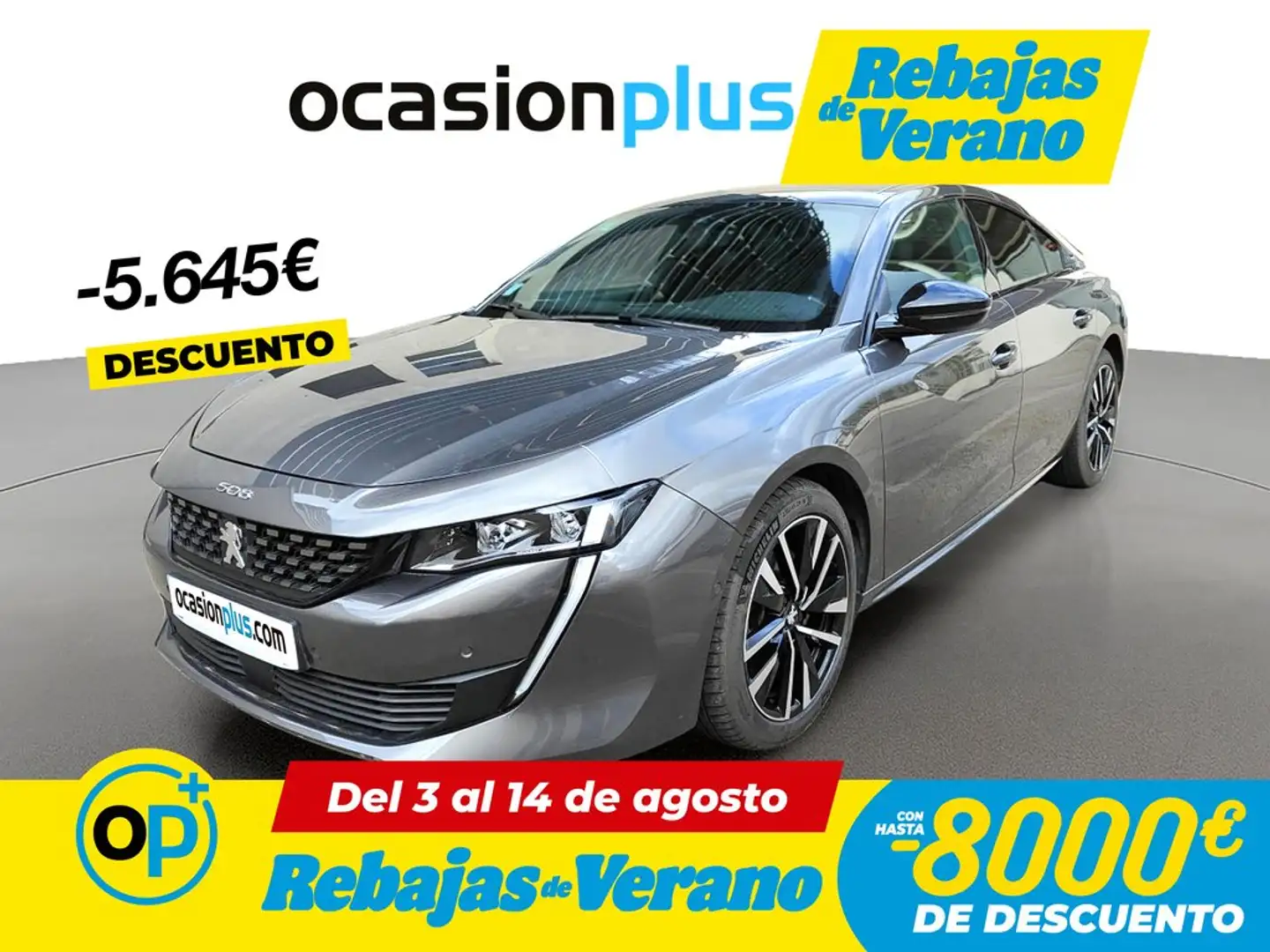 Peugeot 508 Plug-in Hybrid 225 GT e-EAT8 Gris - 1