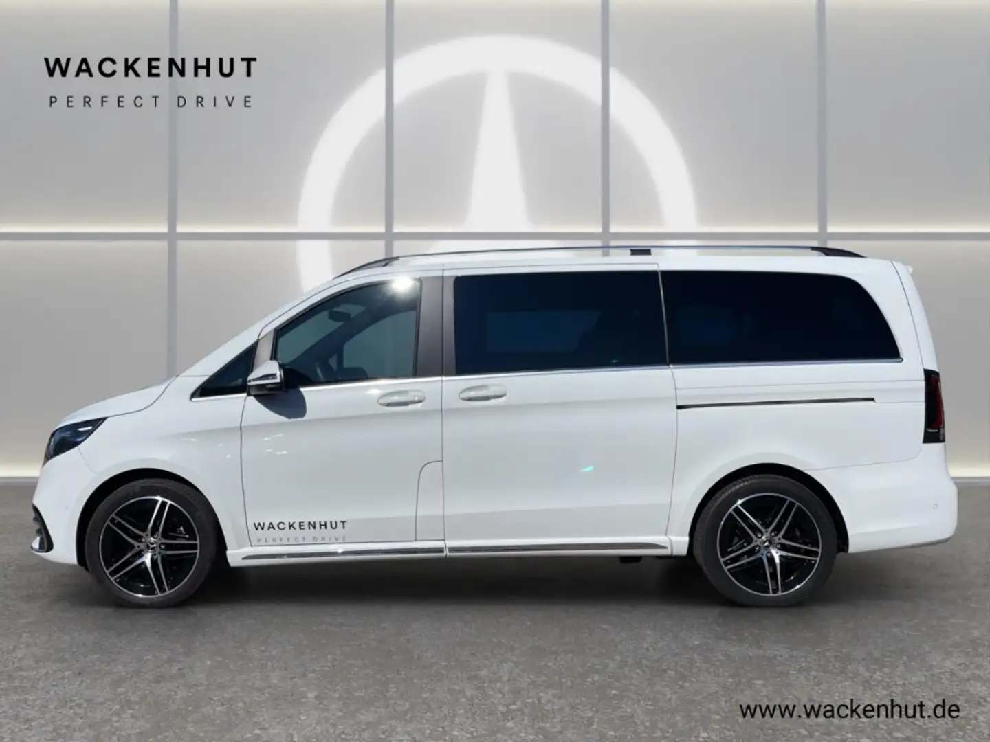 Mercedes-Benz V 300 d 4M EXCLUSIVE LANG 6 SITZ DISTR AHK BURM 360° Wit - 2
