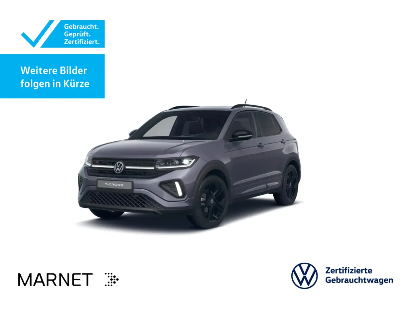 Volkswagen T-Cross 1.5 TSI DSG R-LINE*BLACK-STYLE*IQ.LIGHT* Grau - 1