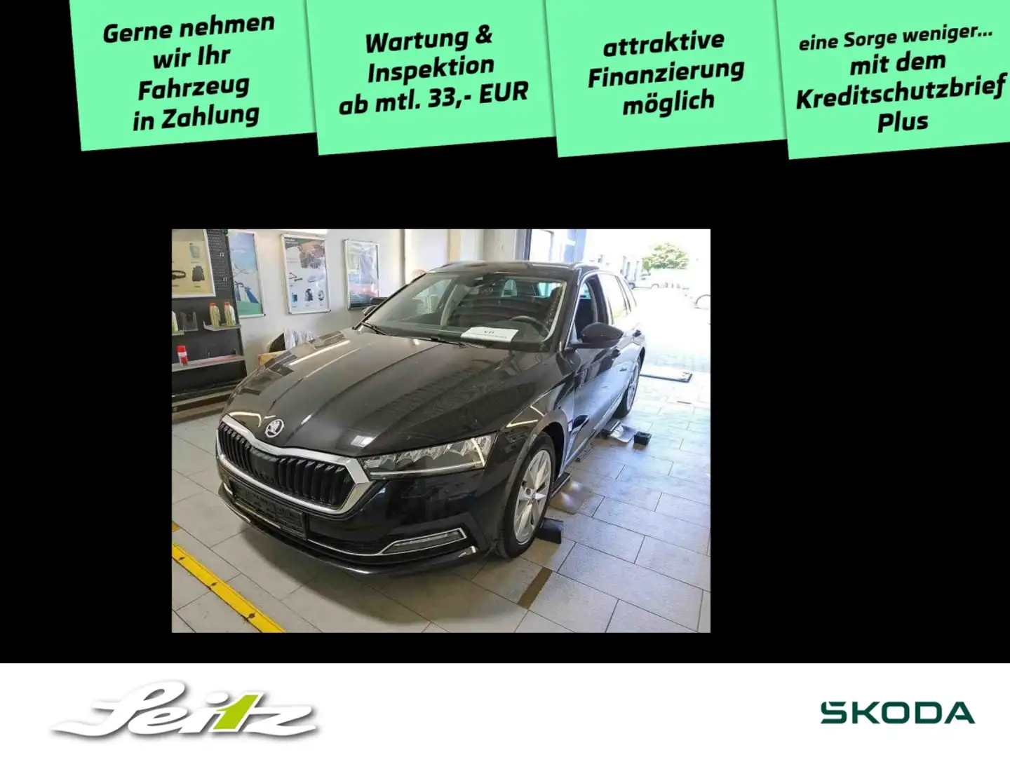 Skoda Octavia Combi 2.0 TDI Style *AHK*HEAD-UP*KAMERA*NAVI* Schwarz - 1