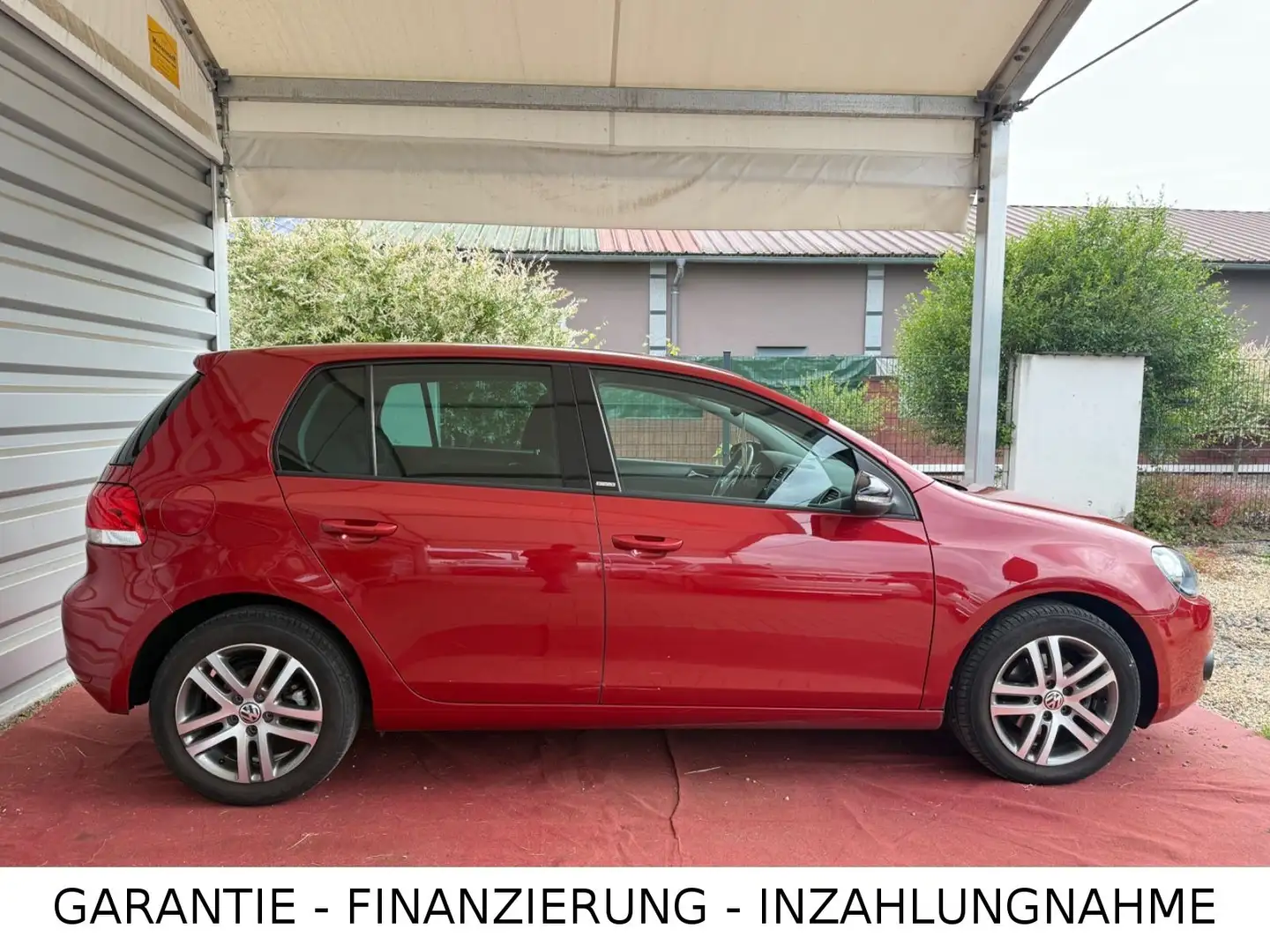 Volkswagen Golf VI Style 1.6 TDI/Scheckheft/PDC Rot - 2