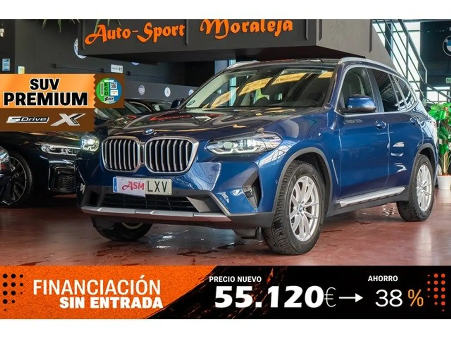BMW X3 sDrive 18dA xLine Azul - 1