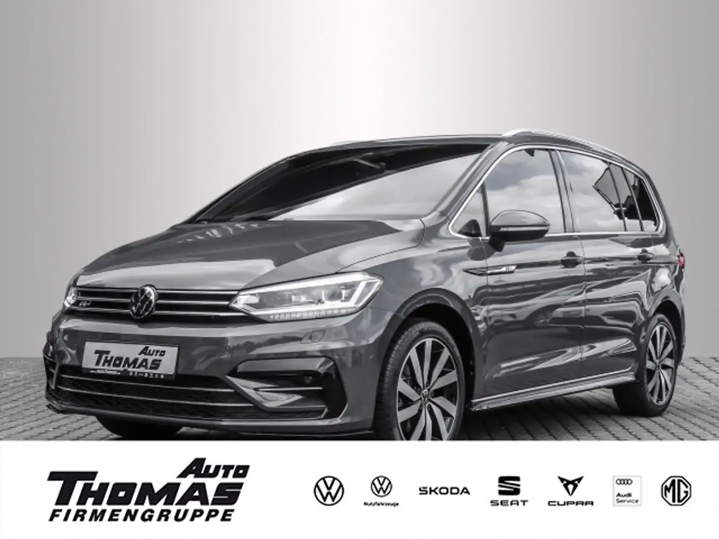 Volkswagen Touran Highline 1.5 TSI DSG AHK+LED+RFK+SHZ+NAVI Grau - 1