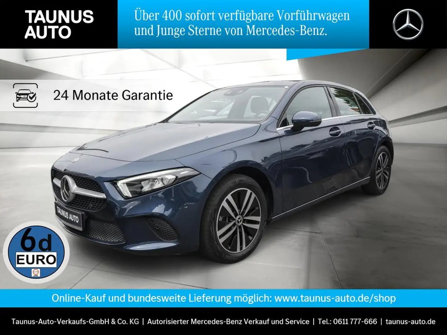 Mercedes-Benz A 250 e STYLE MBUX DISTRONIC KAMERA DAB LED Bleu - 1