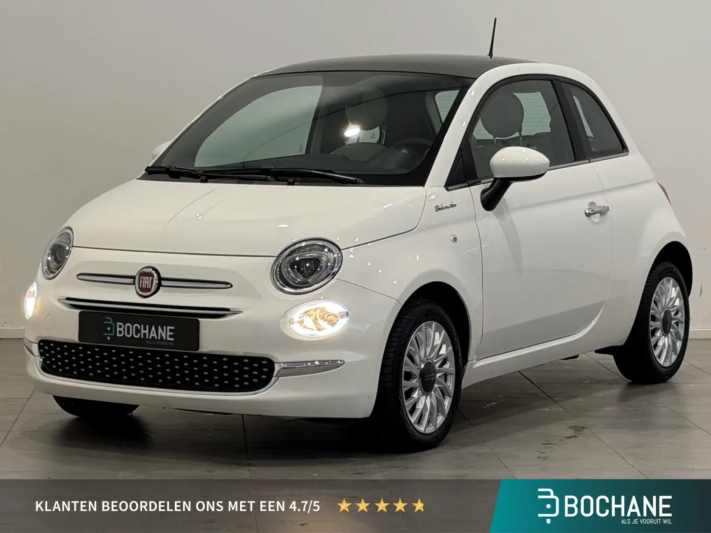 Fiat 500 1.0 Hybrid Dolcevita |  Panoramadak | Climate Cont Blanc - 1