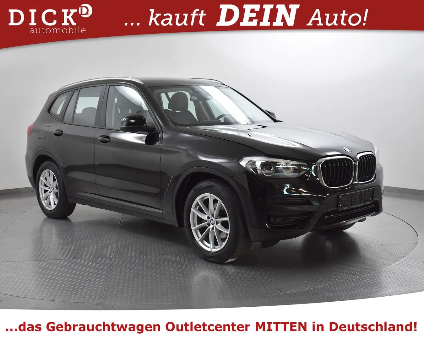 BMW X3 20d xDr Aut Advan NAVI+LED+SHZ+HEAD+TEMP+LC+M Black - 1