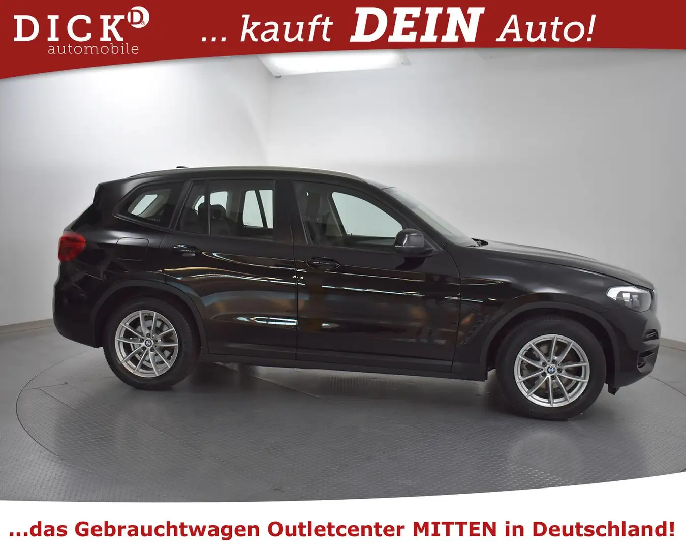 BMW X3 20d xDr Aut Advan NAVI+LED+SHZ+HEAD+TEMP+LC+M Black - 2