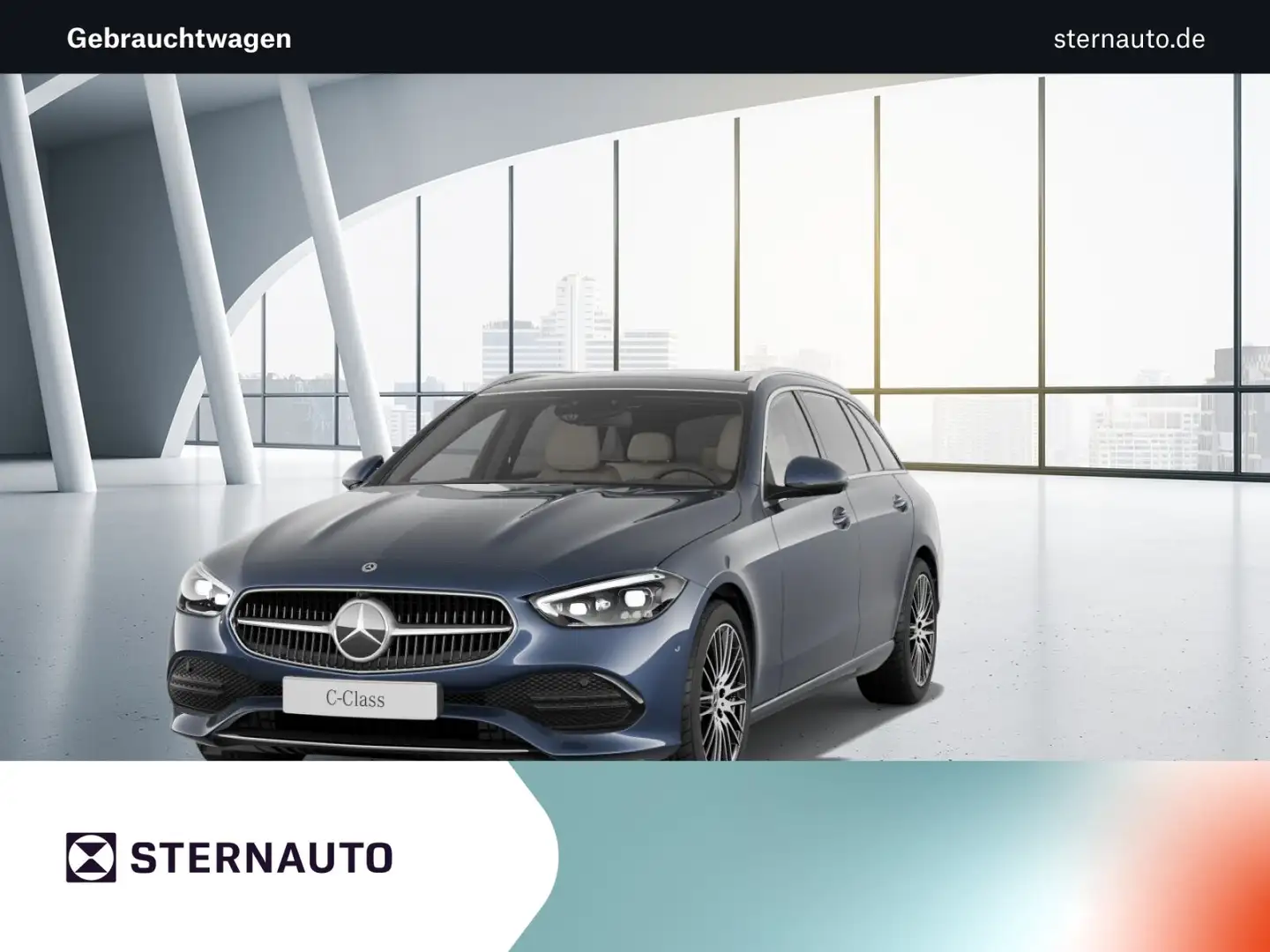 Mercedes-Benz C 200 C 200 T Ava Distro PanoD 360Kam DIGITAL LIGHT Navi Azul - 1