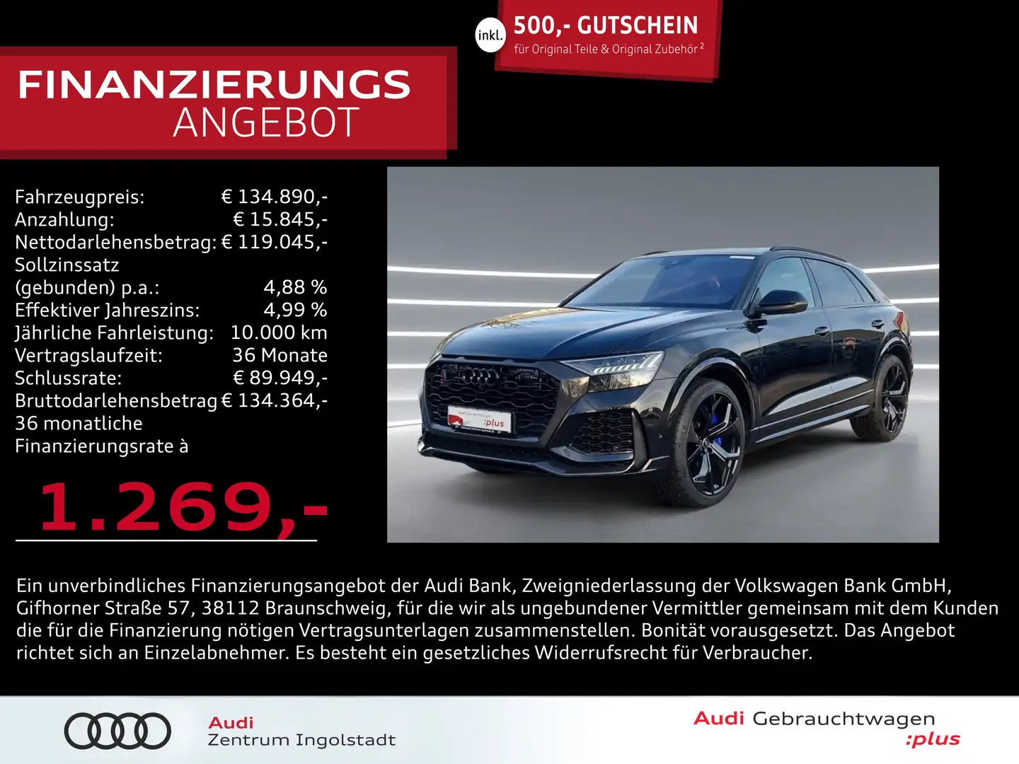 Audi RS Q8 HD-MATRIX RS-AGA KERAMIK STHZG B&O PANO Schwarz - 1