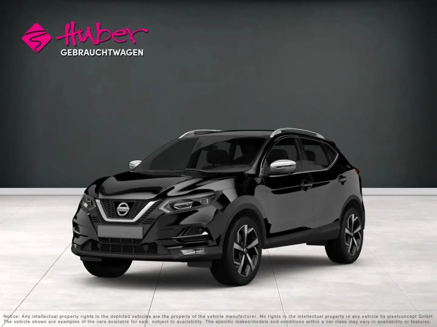Nissan Qashqai TEKNA 163 PS ( * KAMERA * PANODACH * ) Schwarz - 1