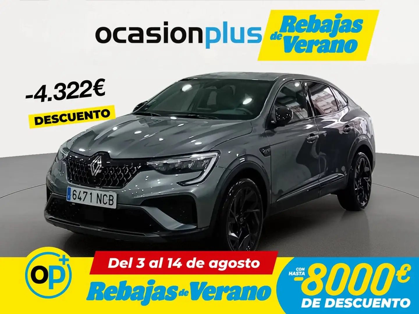 Renault Arkana 1.6 E-Tech Esprit Alpine 105kW Gris - 1