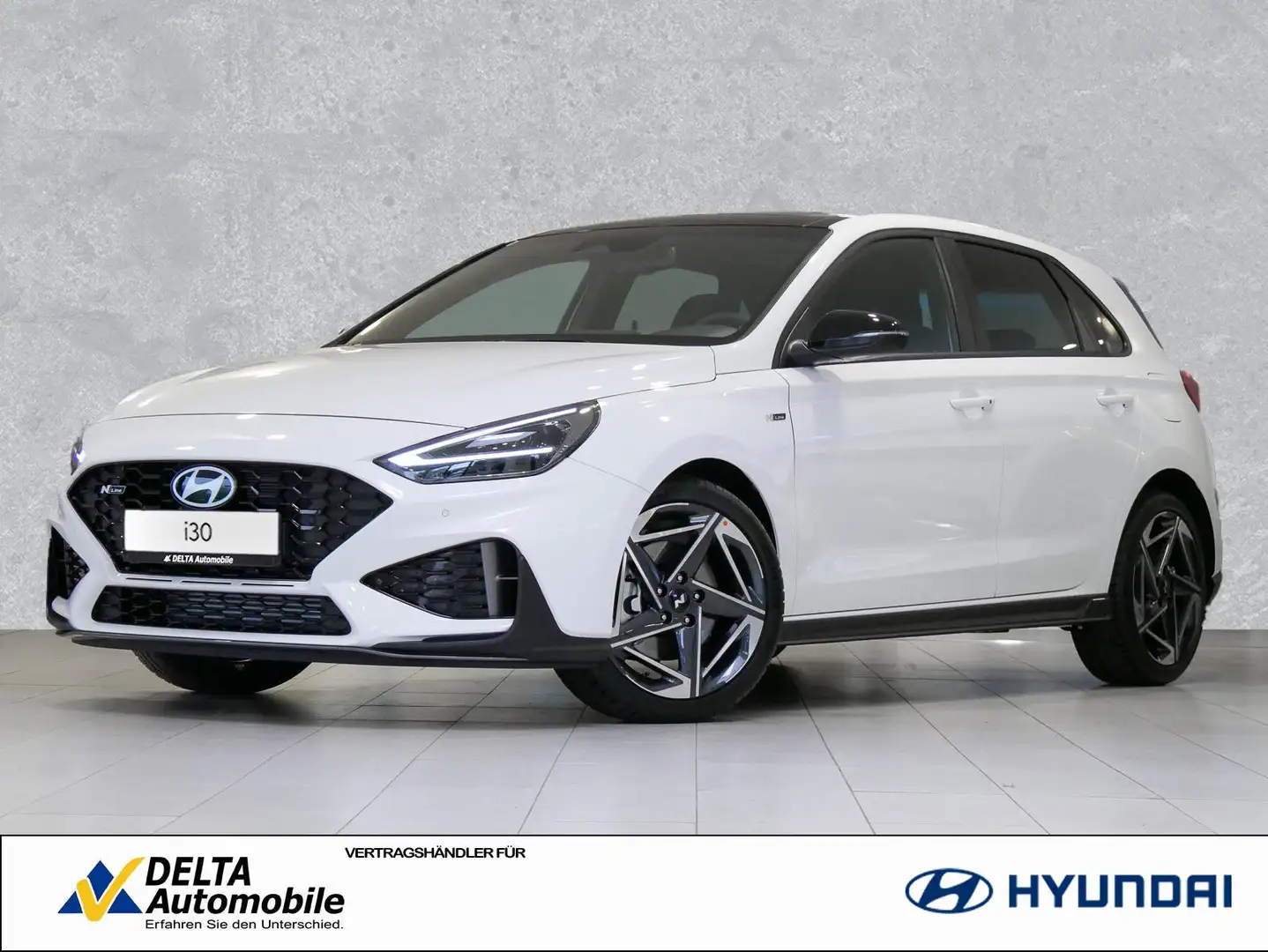 Hyundai i30 Facelift 1.5 TGDI DCT N-Line VOLLAUSSTATTUNG Білий - 1