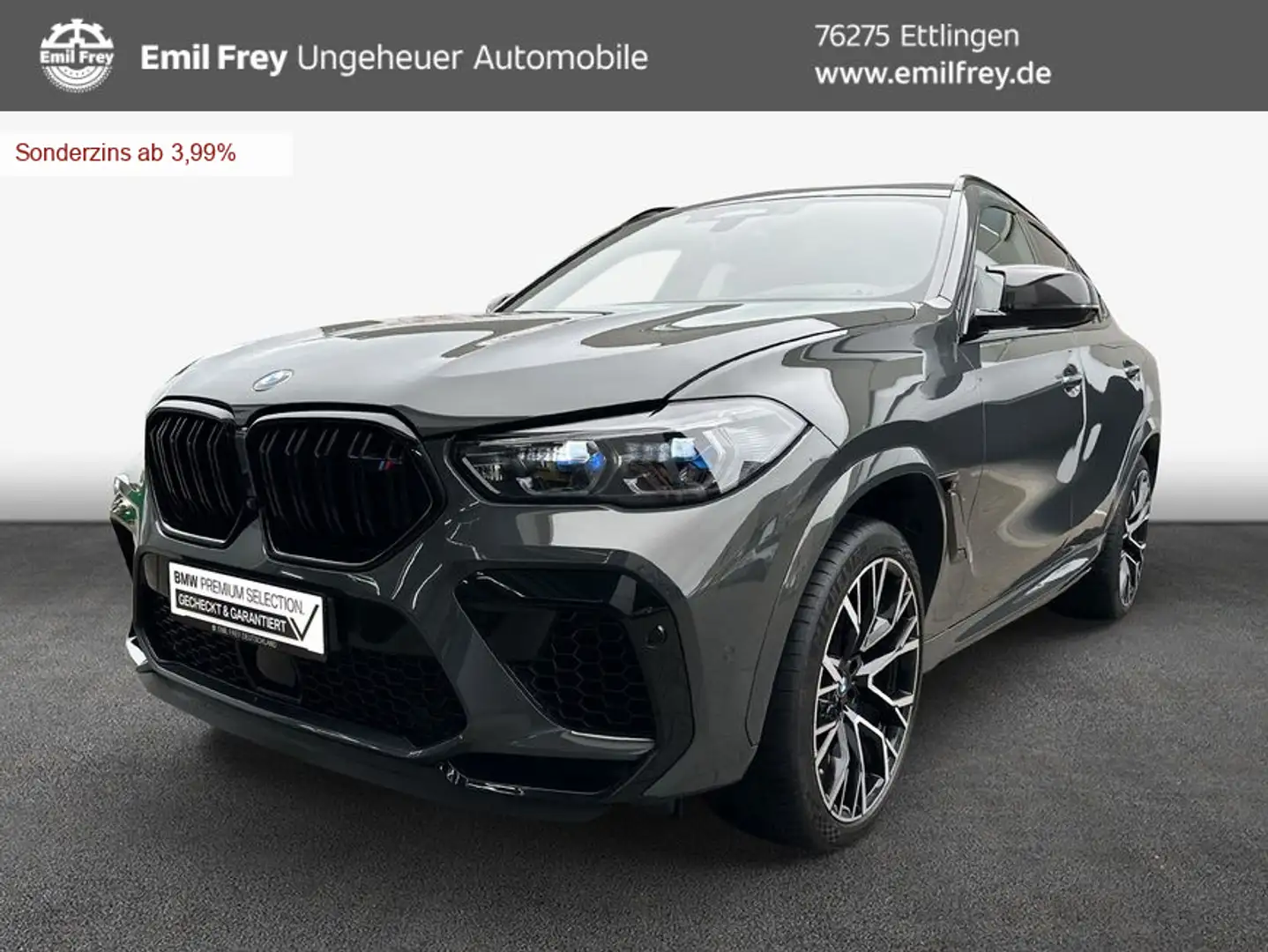 BMW X6 M Competition Bowers & Wilkins Laser Pano AHK Grau - 1