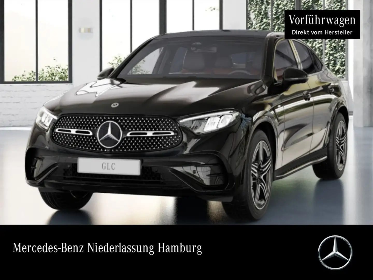 Mercedes-Benz GLC 300 e 4M AMG+NIGHT+PANO+360+LED+TOTW+KEYLESS Schwarz - 1