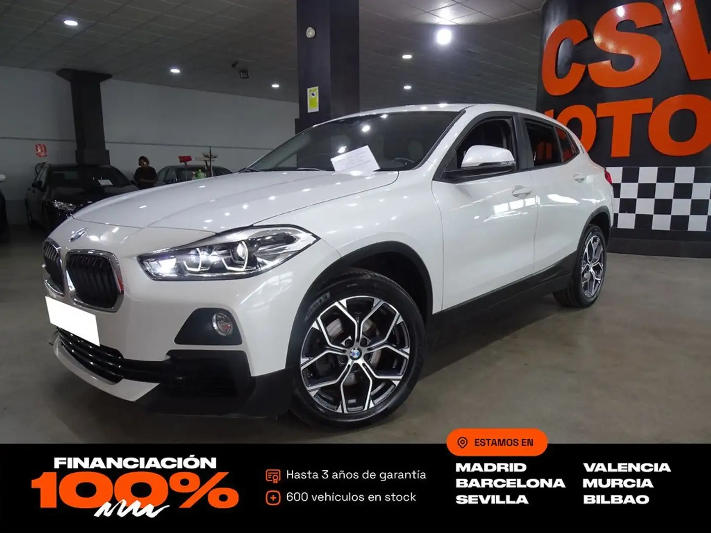 BMW X2 sDrive18i Blanc - 1