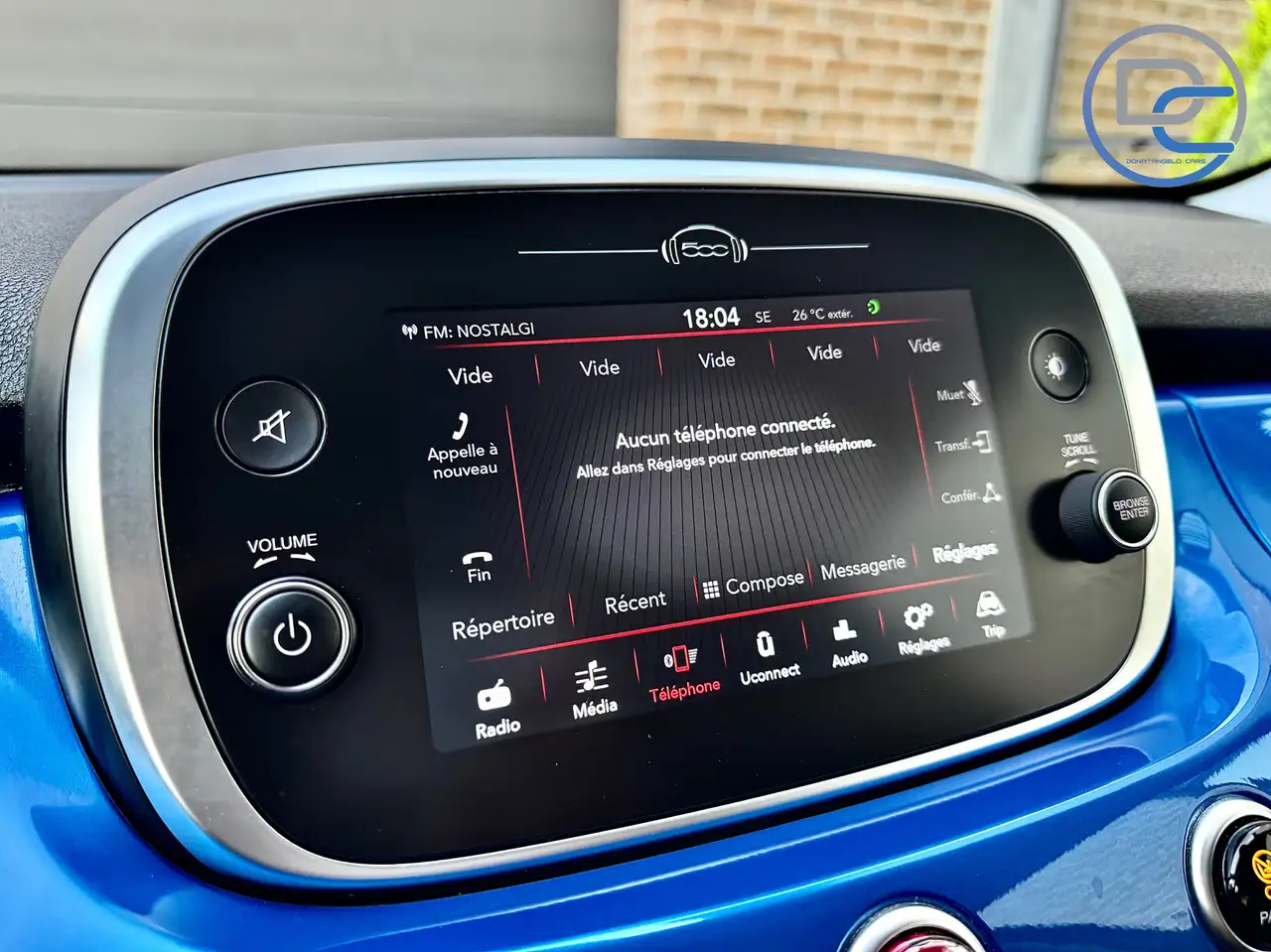 Fiat 500 X 500X 1.6i E-torq 110CV EURO6D CAMÉRA DE RECUL APPLE CARPLAY, миниатюра 16
