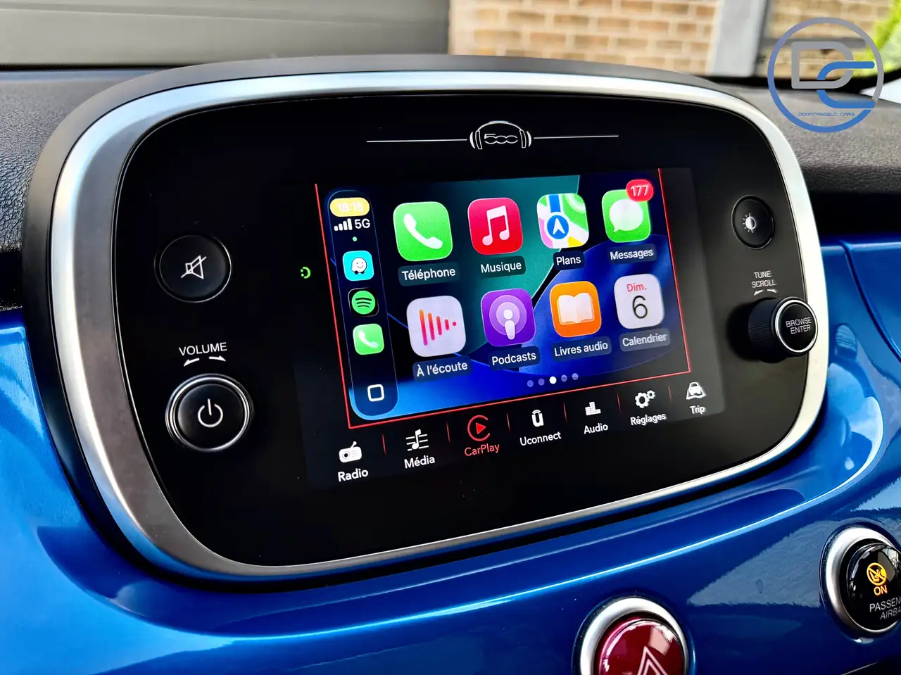 Fiat 500 X 500X 1.6i E-torq 110CV EURO6D CAMÉRA DE RECUL APPLE CARPLAY, миниатюра 11