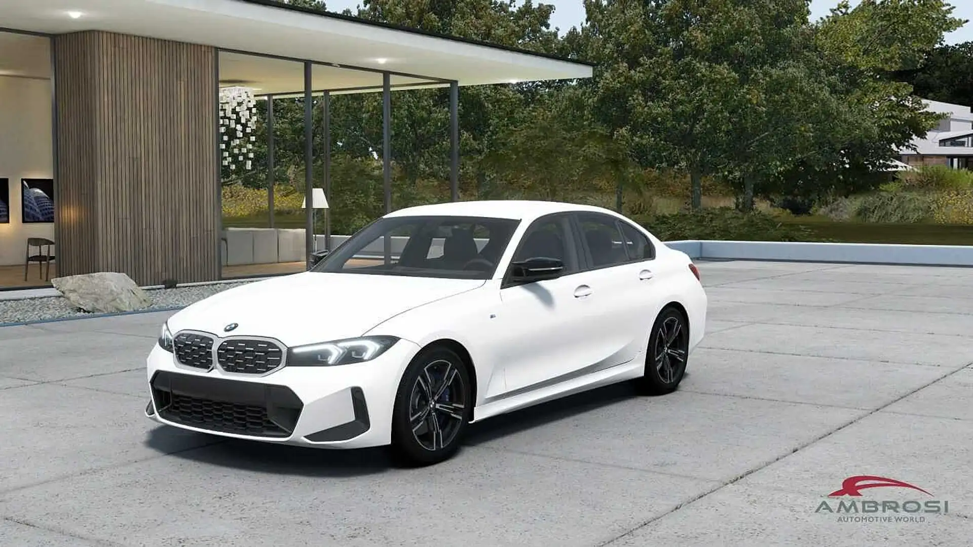 BMW 340 Berlina M340d 48V xDrive Biały - 1