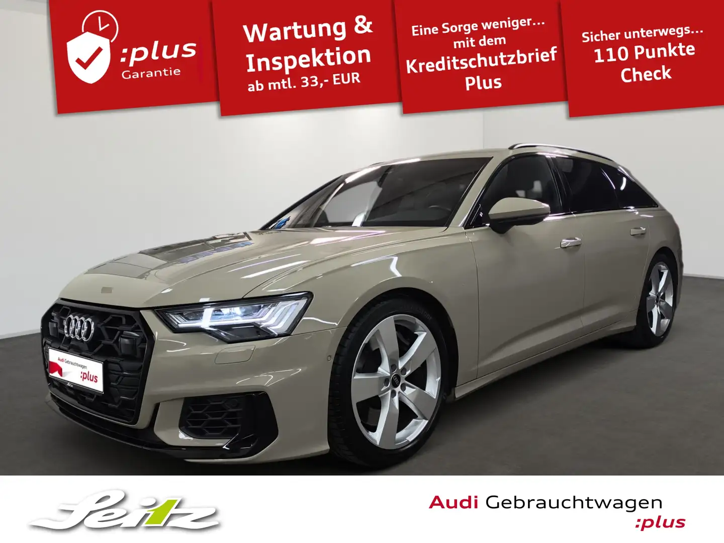 Audi S6 Avant 3.0 TDI quattro *AHK*MATRIX*KAMERA*NAVI* Beige - 1
