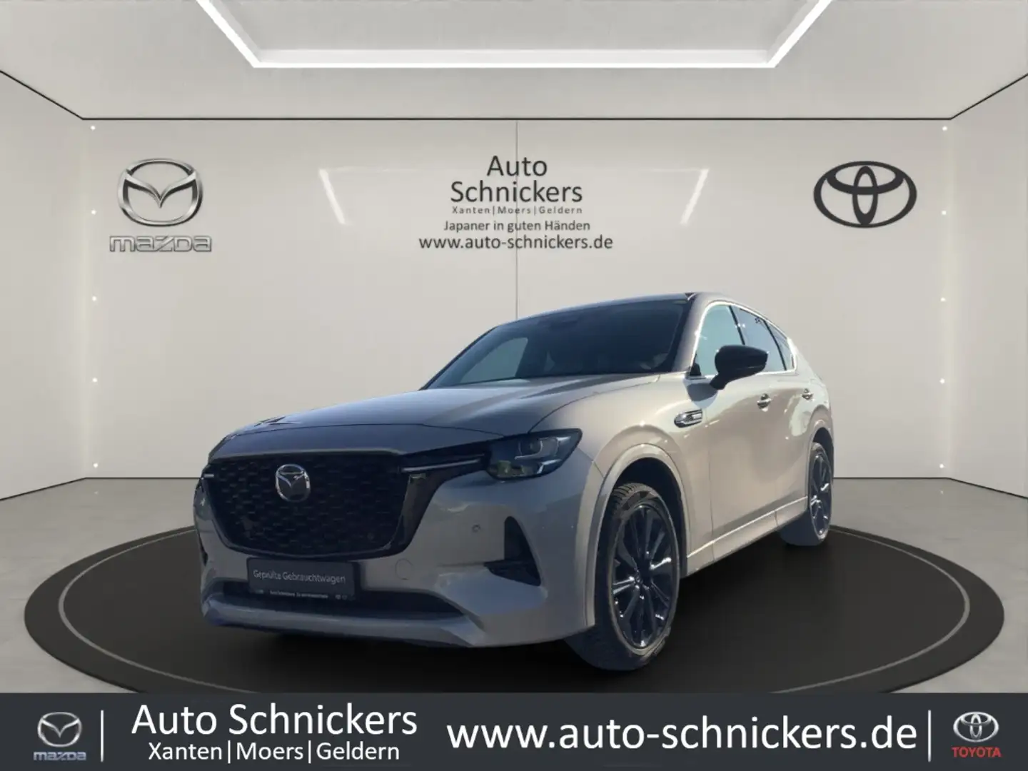 Mazda CX-60 Homura Plus+NAPPA LEDER+PANORAMA !! Silber - 1