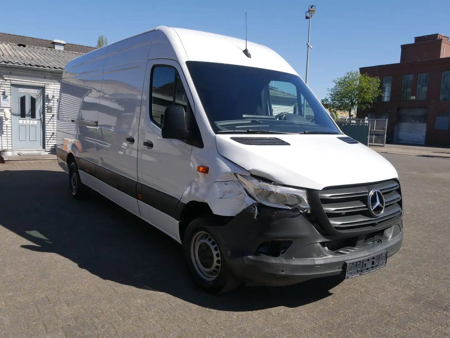 Mercedes-Benz Sprinter III Kasten Maxi RWD 317 CDI Navi Klima Wit - 1