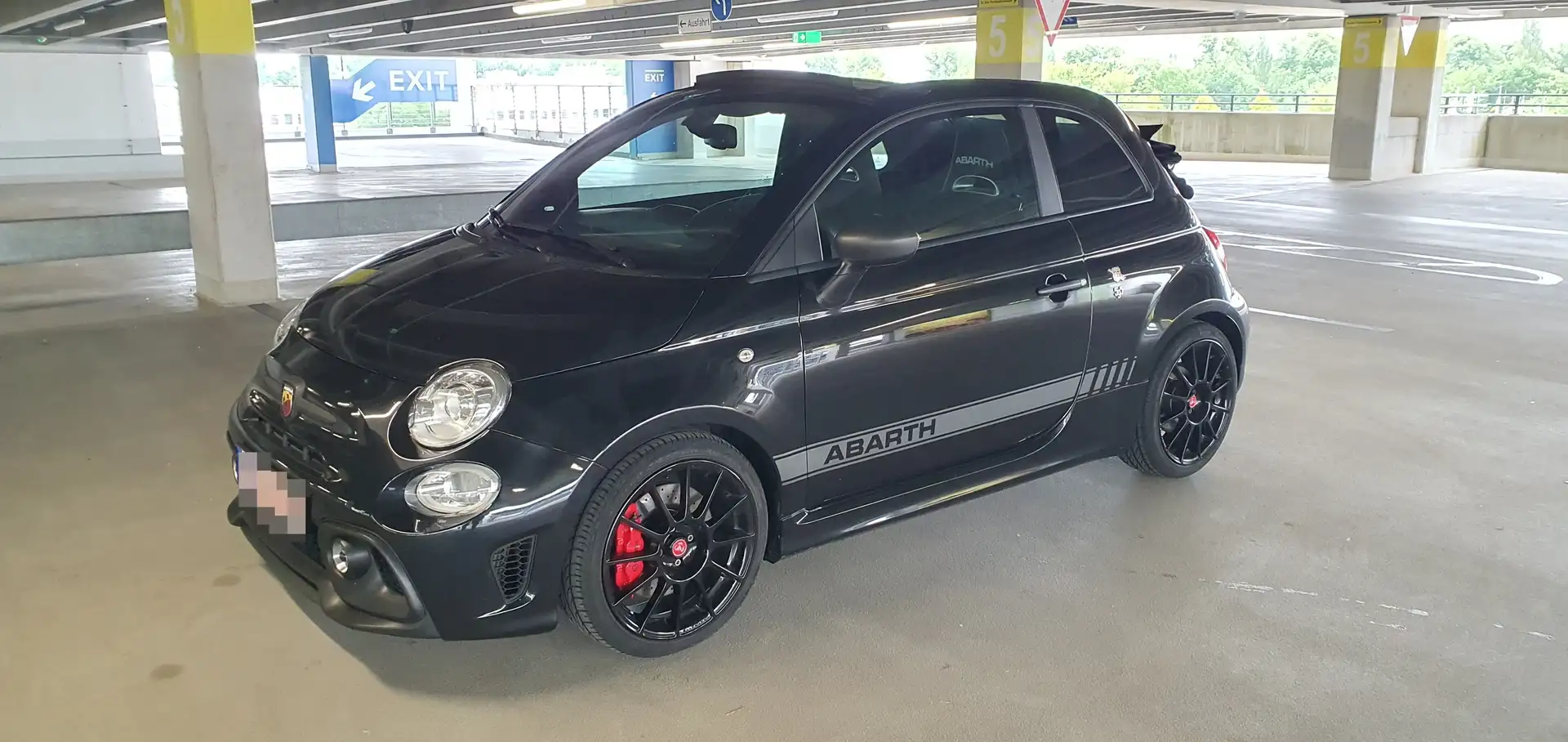 Fiat 595 Abarth 500 C C Automatik Competizione Schwarz - 1