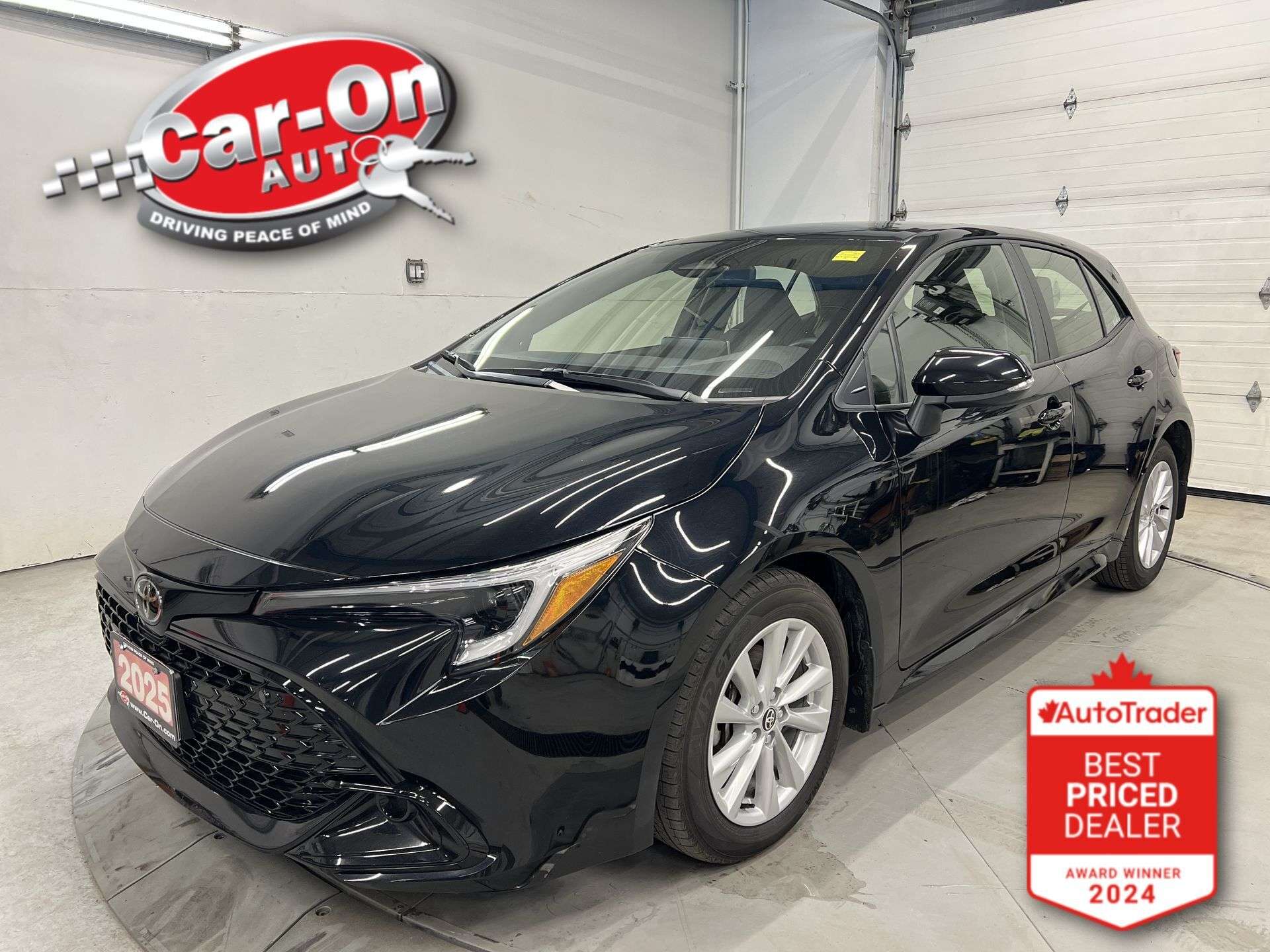 Black 2025 Toyota Corolla Hatchback Front-Wheel Drive Automatic
