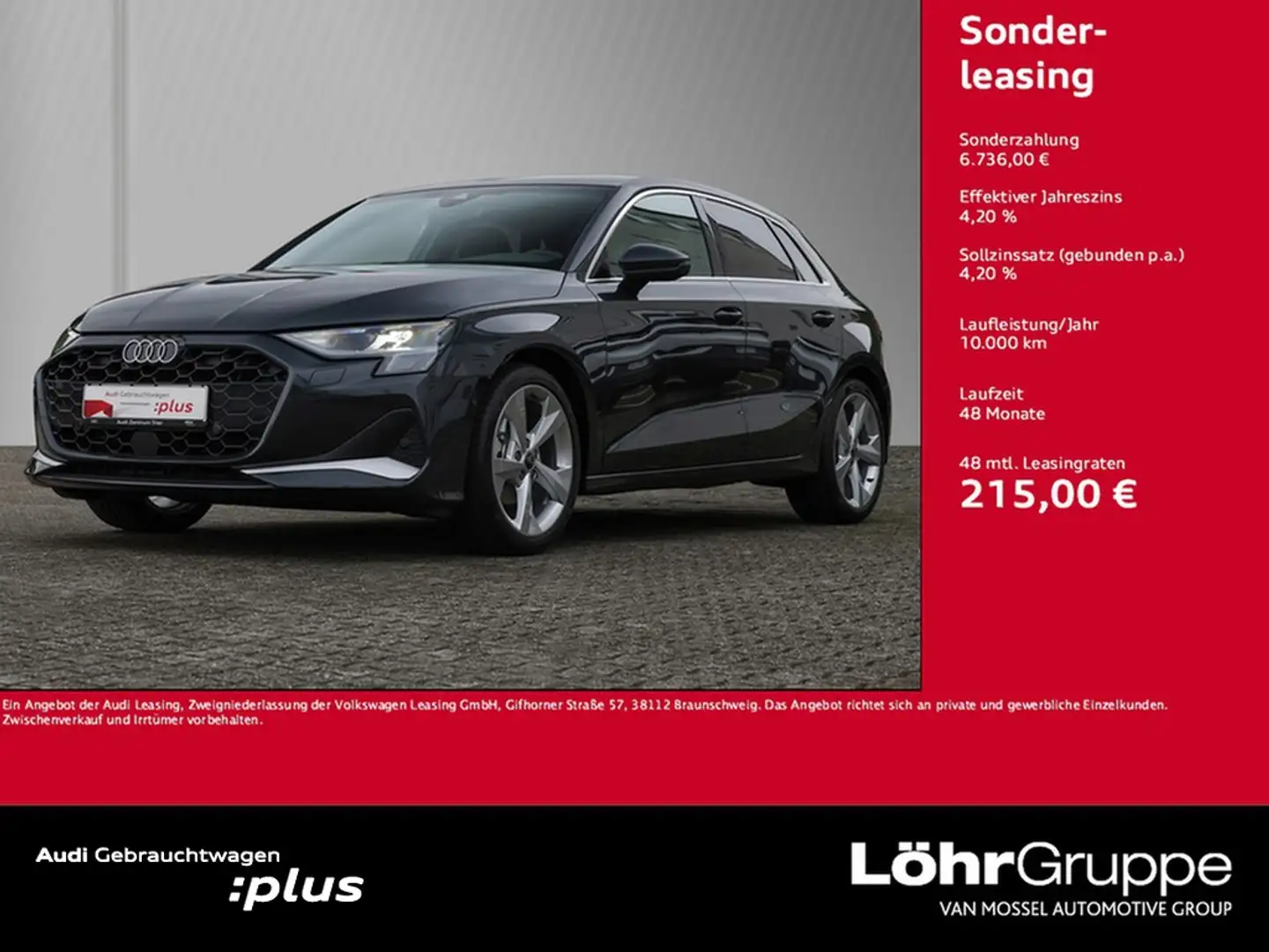 Audi A3 Sportback 35 TFSI advanced S-tronic Schwarz - 1