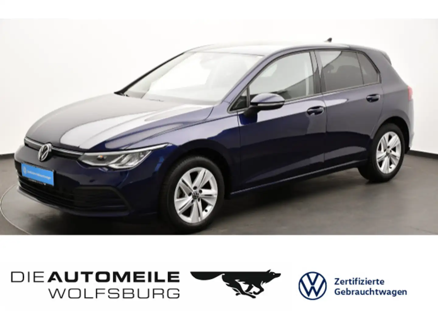 Volkswagen Golf 8 VIII 2.0 TDI DSG Life LED/TravelAssist/AC Blau - 1