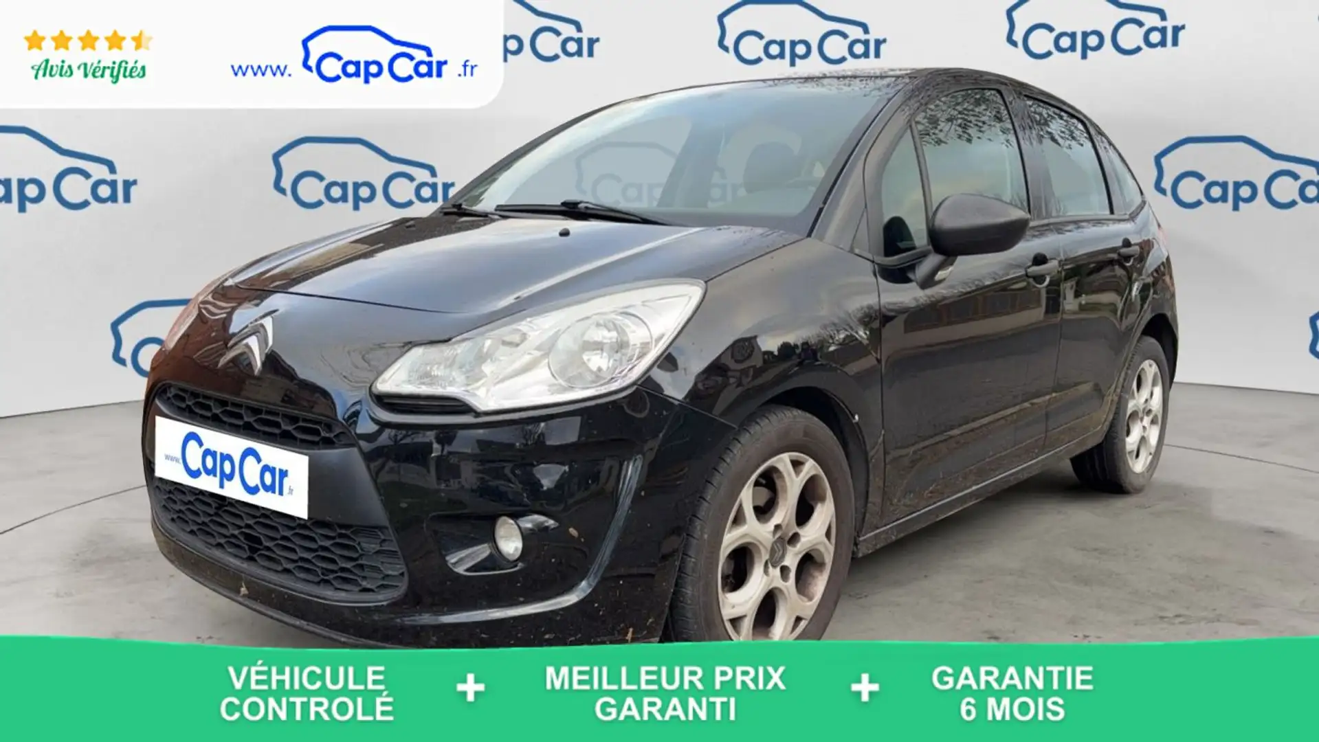 Citroen C3 II 1.4 HDI 70 Confort Noir - 1