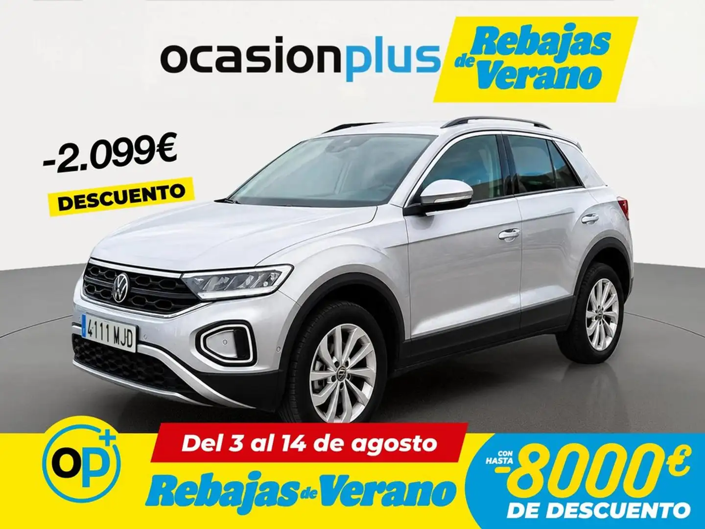 Volkswagen T-Roc 1.5 TSI Life DSG7 110KW Gris - 1