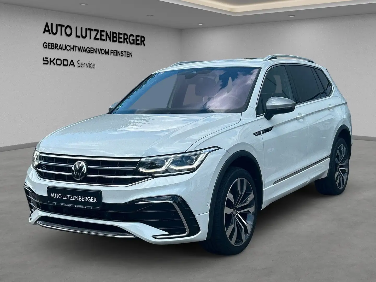 Volkswagen Tiguan Allspace R-Line 2.0TDI DSG 4Motion Pano Weiß - 1