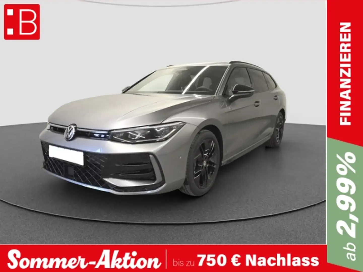 Volkswagen Passat Variant 2.0 TDI DSG R-line HUD MATRIX 360 DCC NAVI PDC BLA Grau - 1
