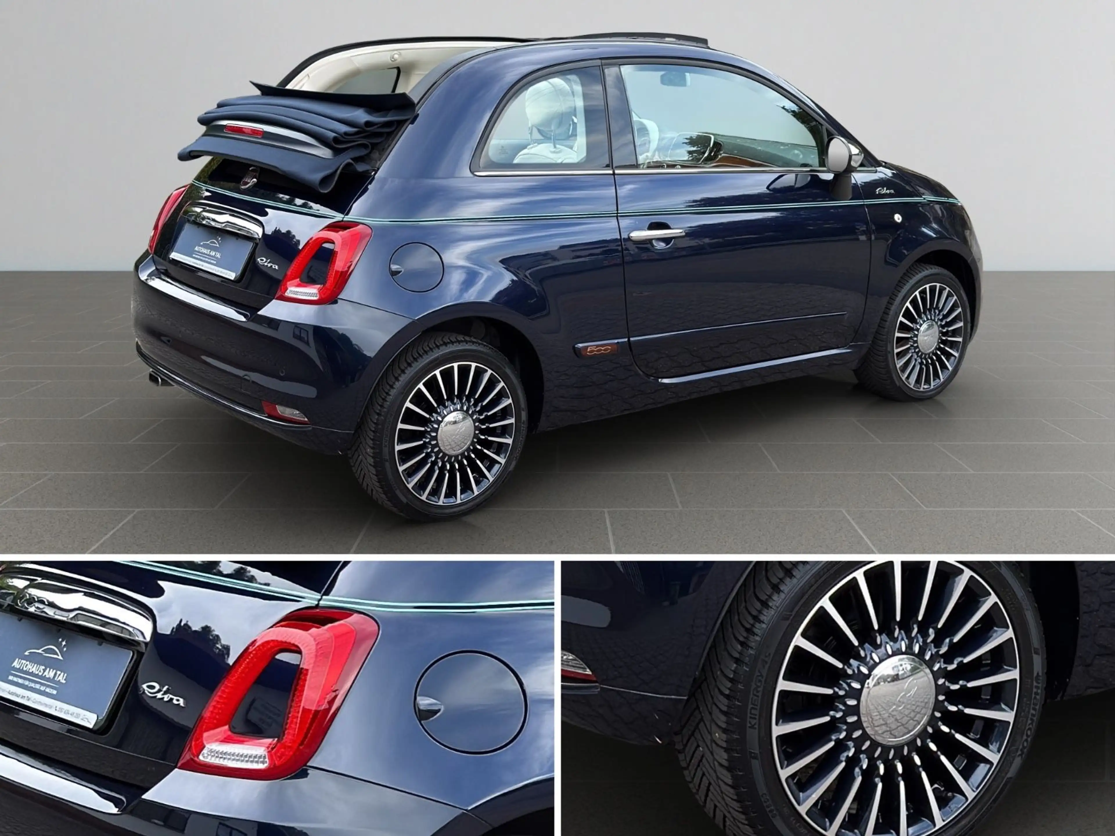 Fiat 500C Riva Cabrio Orig. 19Tkm~Rarität! — photo 13