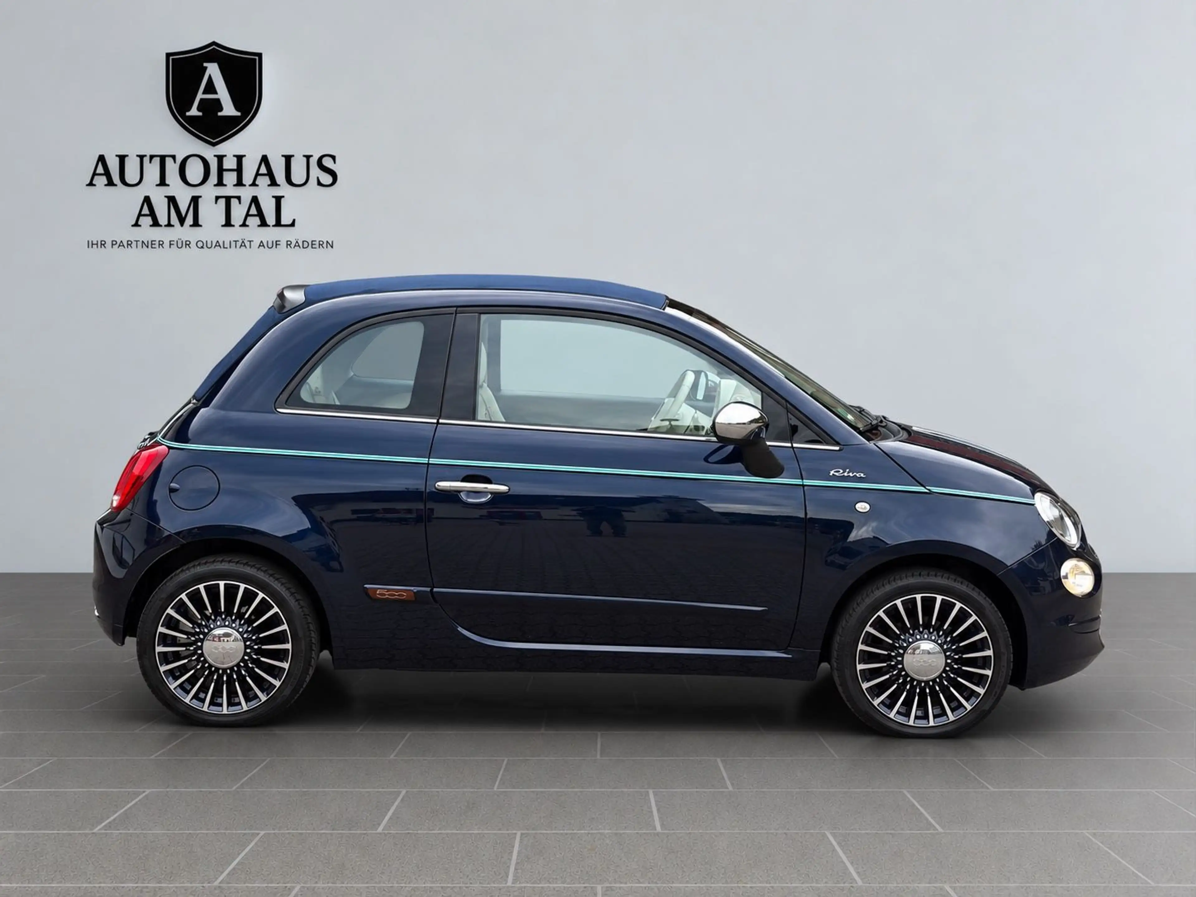 Fiat 500C Riva Cabrio Orig. 19Tkm~Rarität! — photo 8