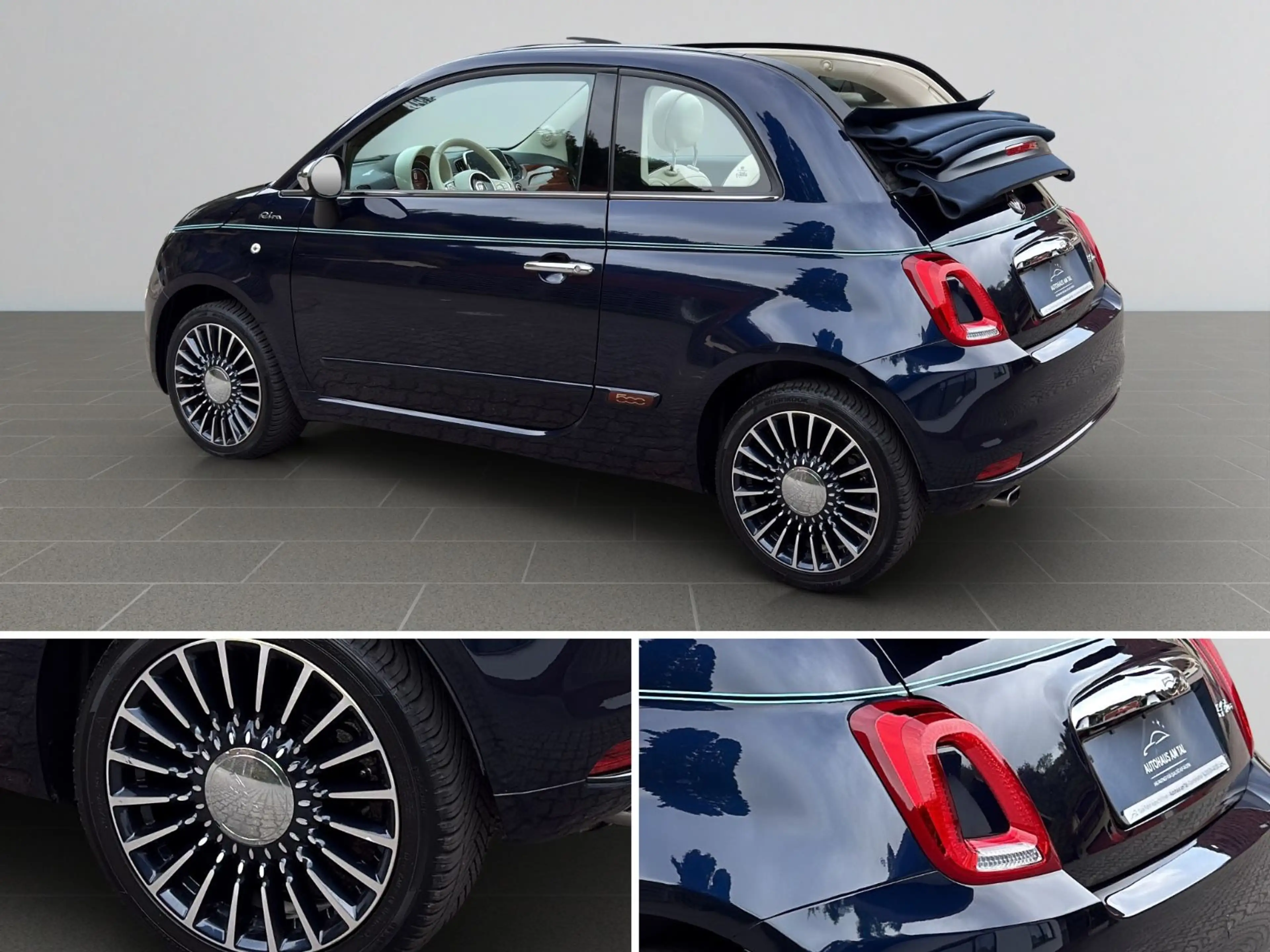 Fiat 500C Riva Cabrio Orig. 19Tkm~Rarität! — photo 12