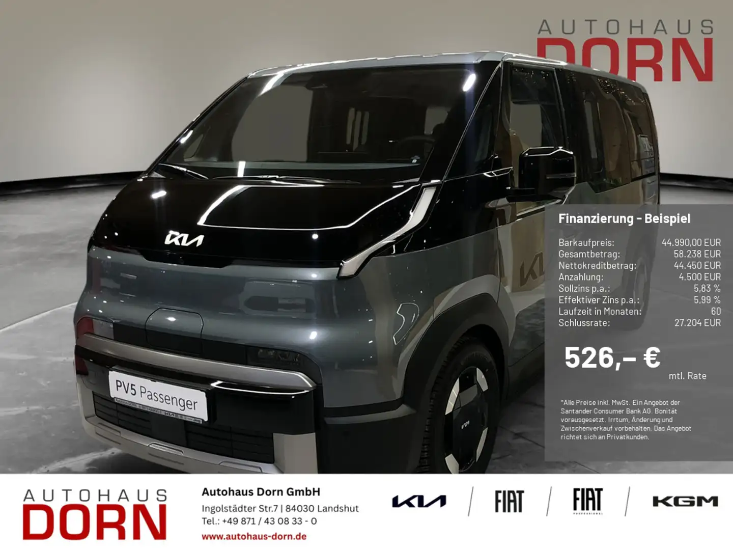 Kia PV5 Passenger Elite 71.2 kWh Grijs - 1